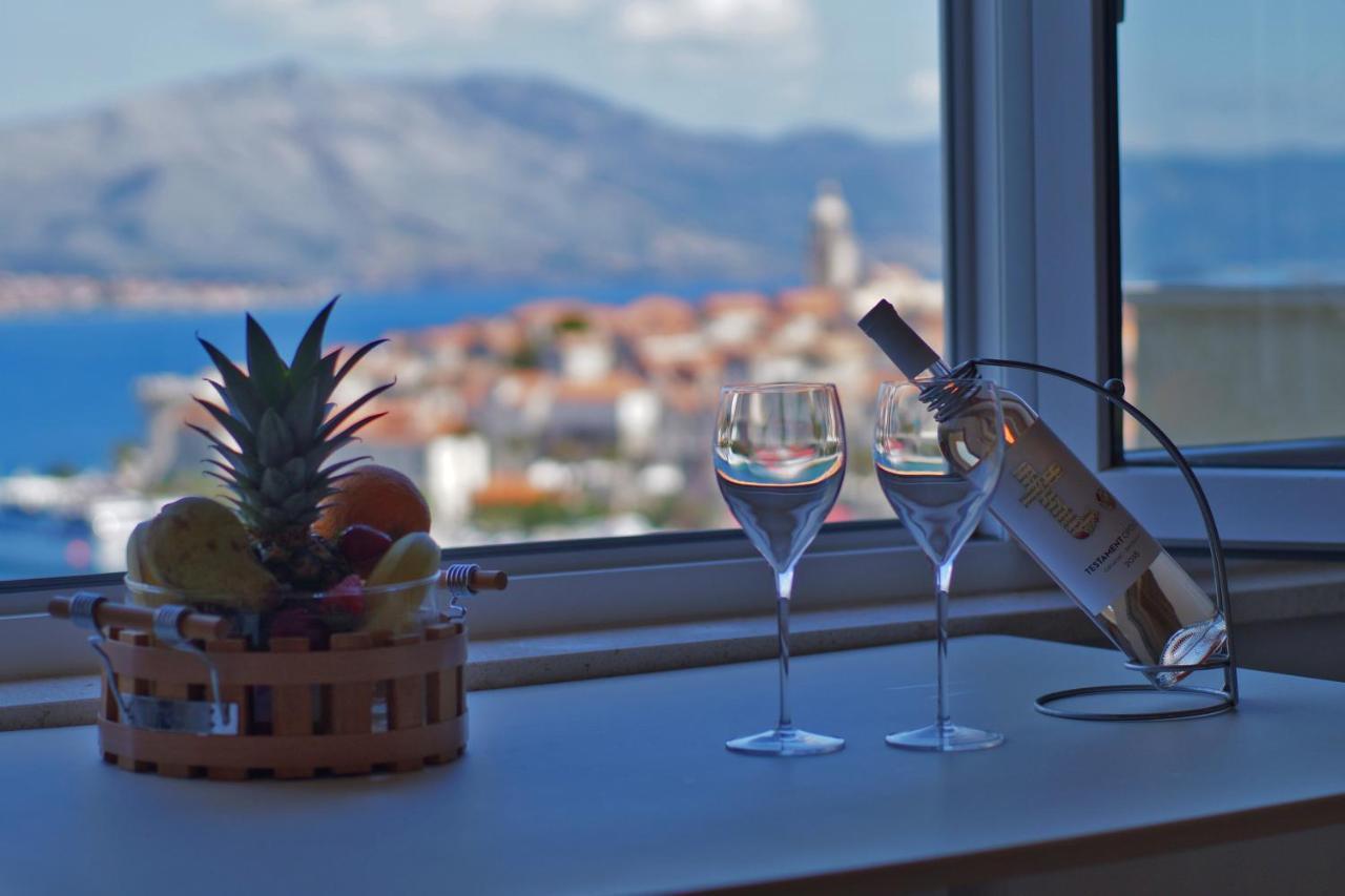 Oasis Blue Apartment Korcula Town Bagian luar foto