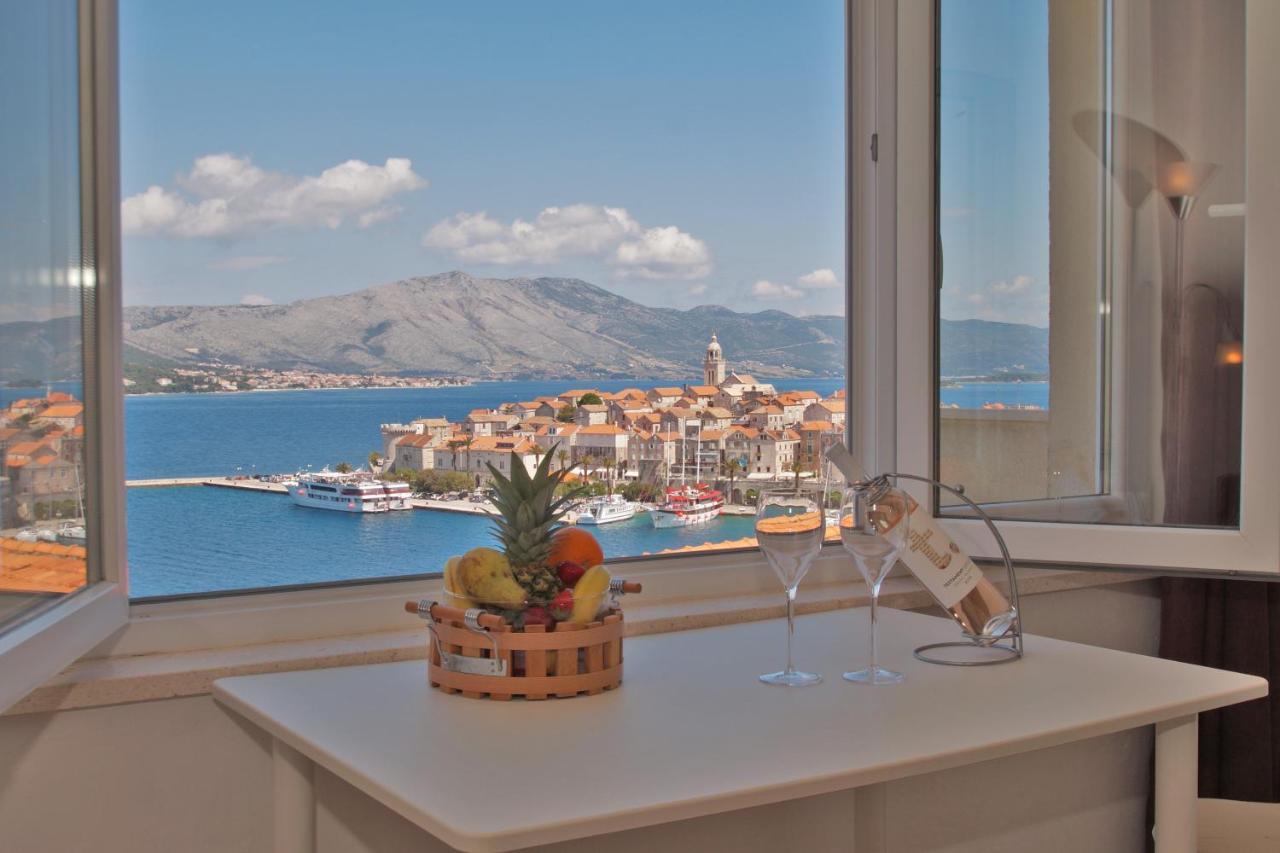 Oasis Blue Apartment Korcula Town Bagian luar foto